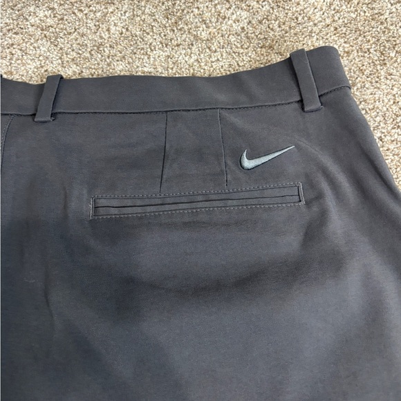 Nike Golf Dri Fit Pants Mens Size 40x30 Polyester Gray Black Flat Front Golfing - Picture 4 of 10